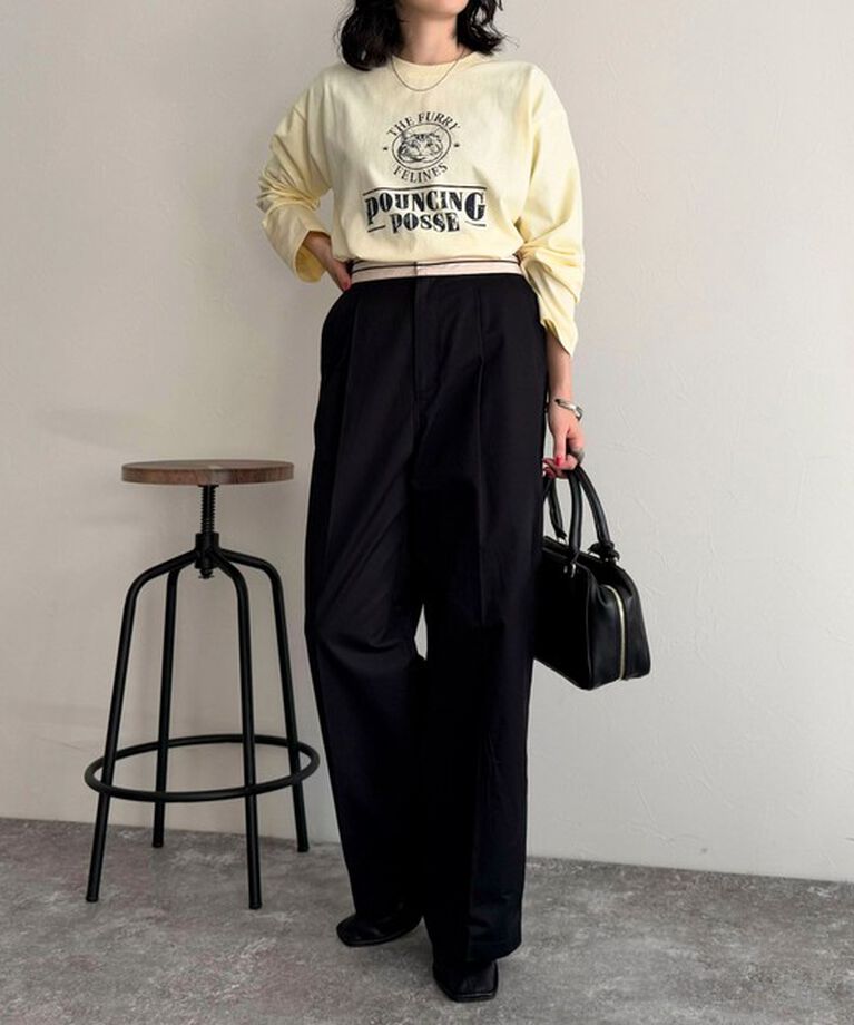 fredy emue「CATプリントロンTシャツ」|Tシャツ・カットソー|