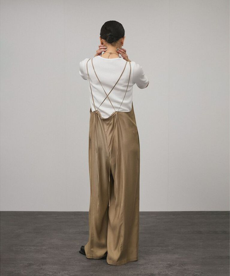 SALON adam et rope'「Primaveil ファームリーリブハーフスリーブTシャツ」|Tシャツ・カットソー|