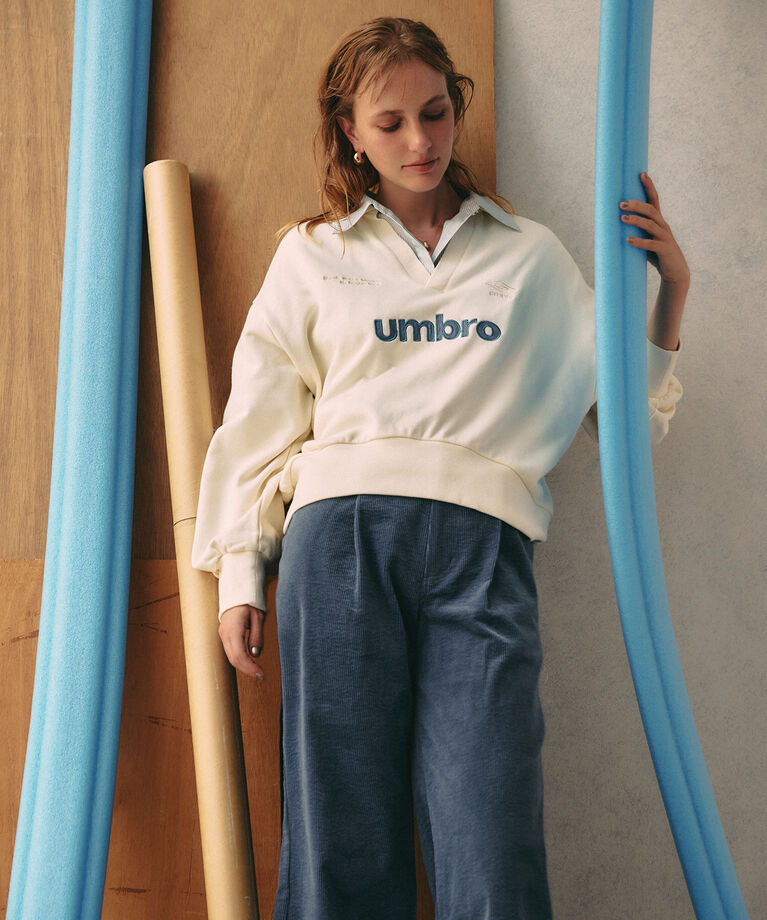 VIS「【umbro】VIS別注ユニフォームスウェット」|スウェット・ジャージ|オフホワイト(15)