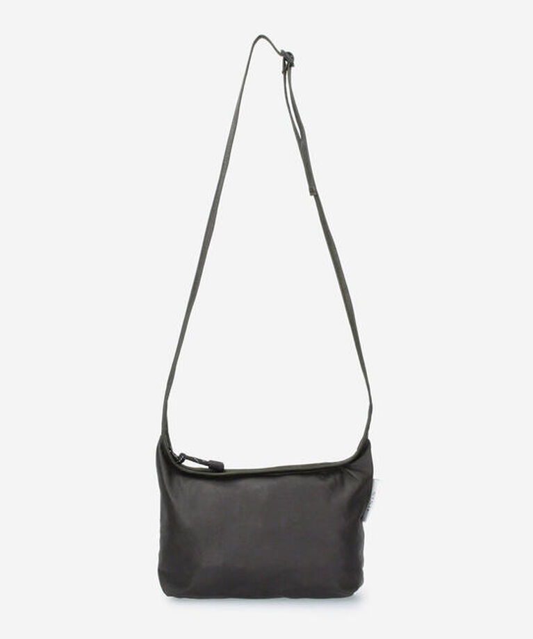  「Sisii | 〈別注〉 レザーサコッシュ」|ショルダー・メッセンジャー|BROWN