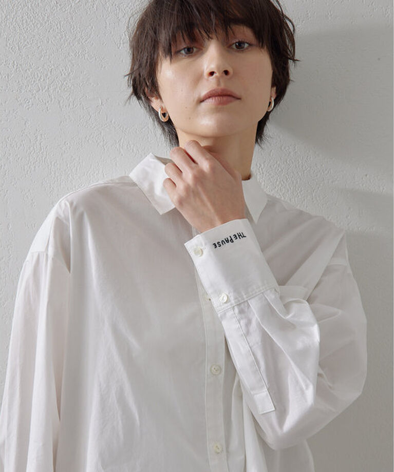 THE PAUSE「【THE PAUSE】ソデ刺繍シャツ」|シャツ・ブラウス|