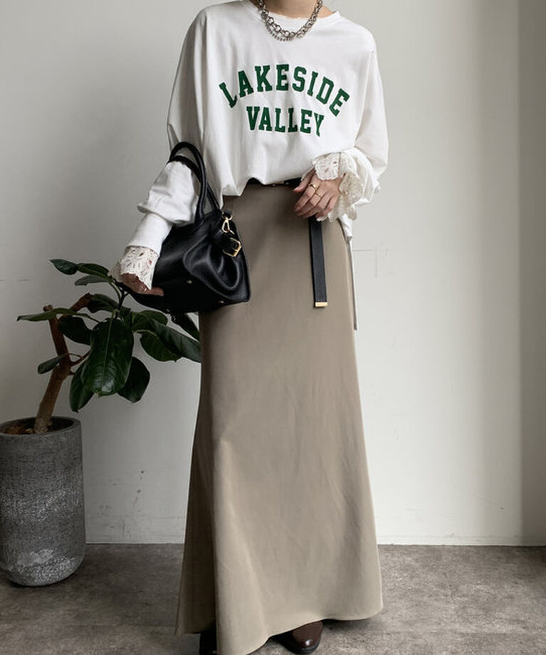  「【WEB限定】LAKESIDEプリントトップス」|Tシャツ・カットソー|