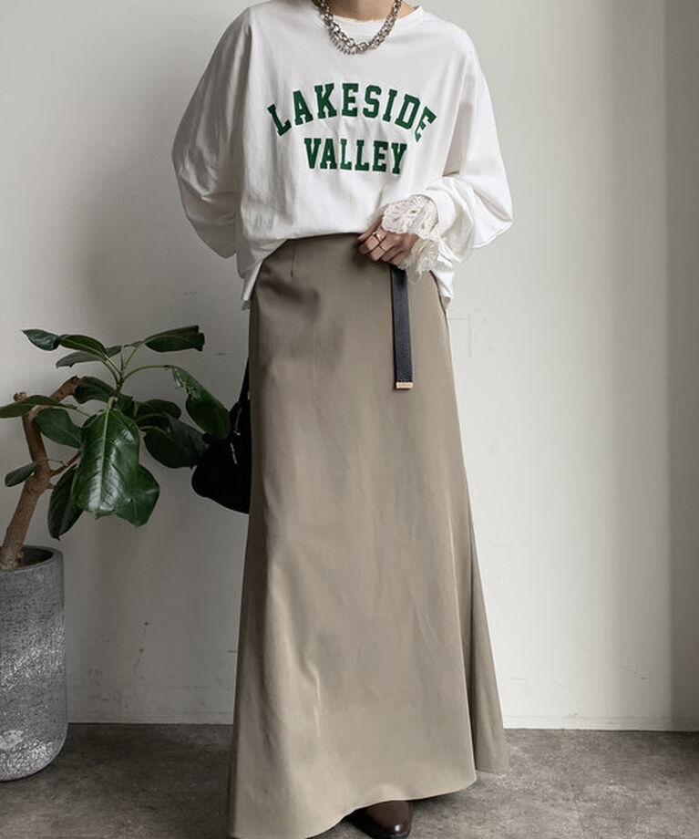  「【WEB限定】LAKESIDEプリントトップス」|Tシャツ・カットソー|