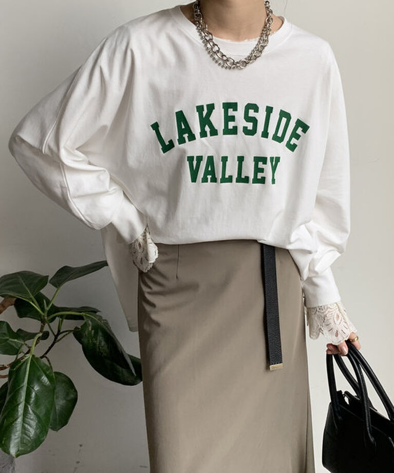  「【WEB限定】LAKESIDEプリントトップス」|Tシャツ・カットソー|