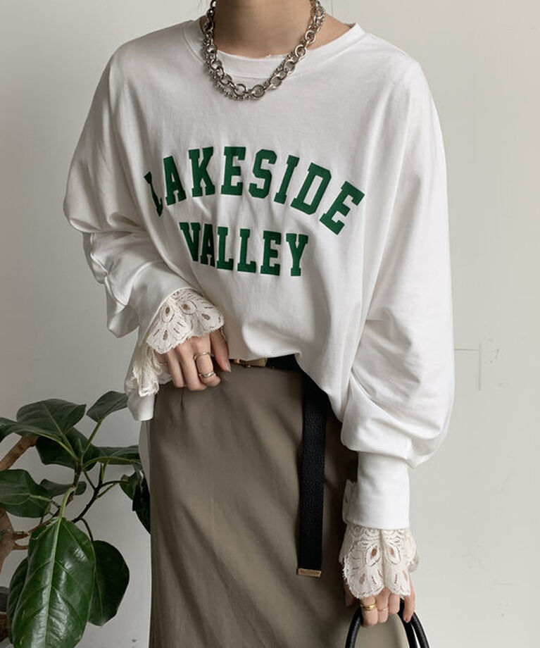  「【WEB限定】LAKESIDEプリントトップス」|Tシャツ・カットソー|