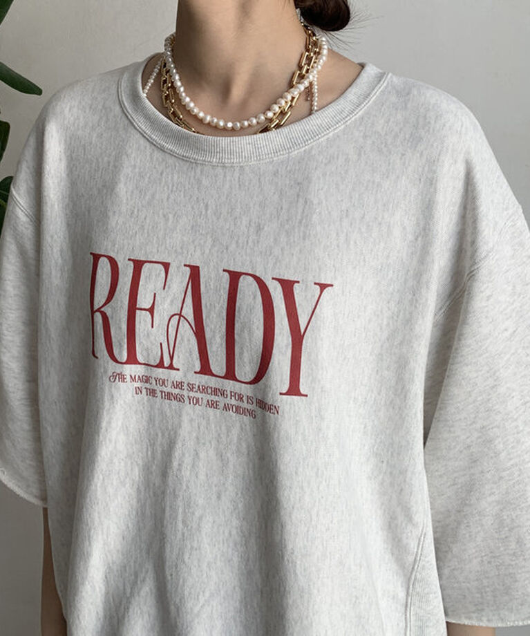  「半袖ロゴスウェット」|Tシャツ・カットソー|