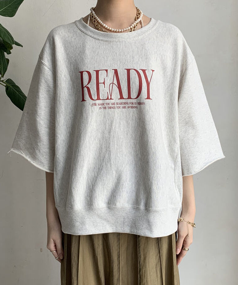  「半袖ロゴスウェット」|Tシャツ・カットソー|