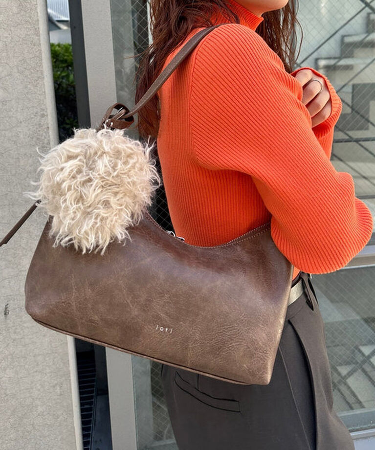  「loti ファーポーチ付きホーボーBAG」|トートバッグ|