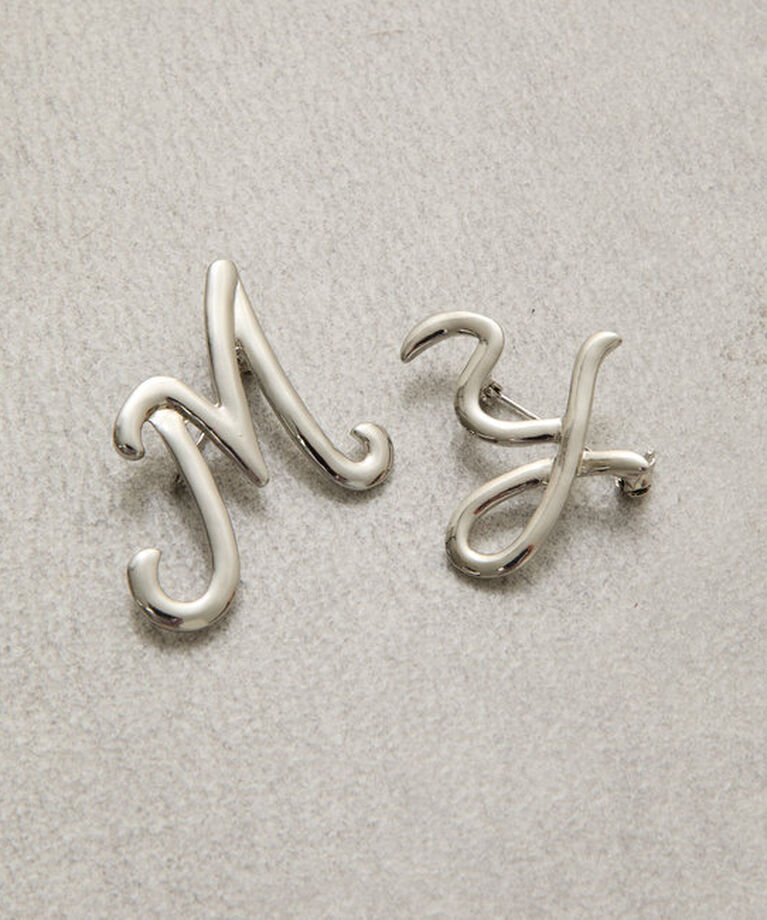  「[Eau]alphabet brooch」|ブローチ・コサージュ|