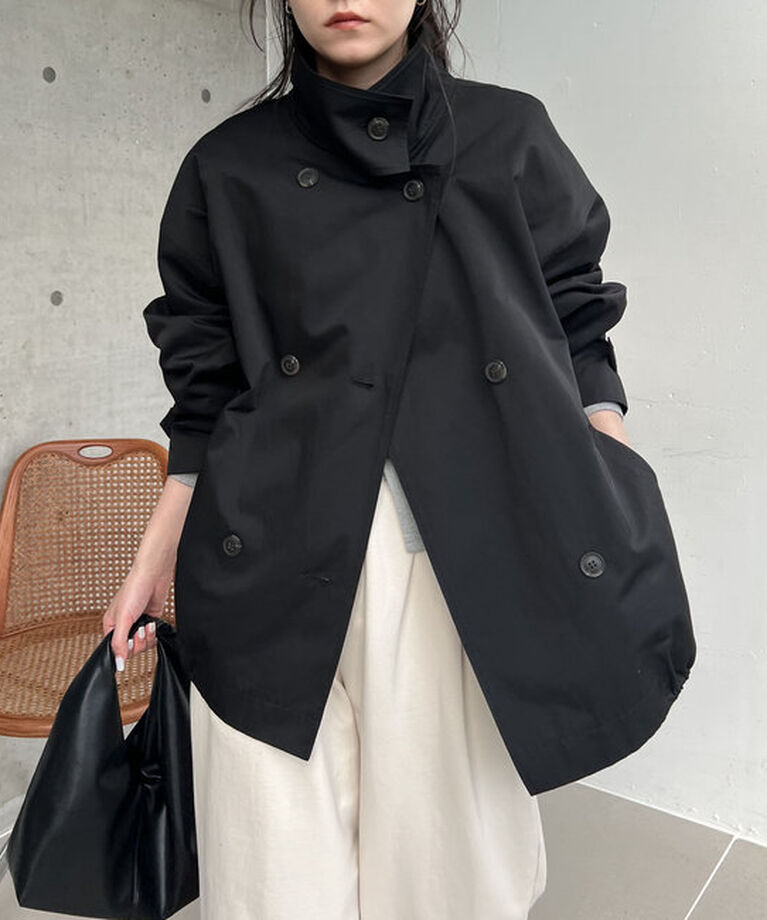  「【サイズ展開あり】ミドルトレンチコート」|その他|