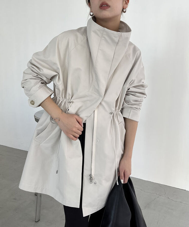  「【サイズ展開あり】ドロストスタンドコート」|その他|