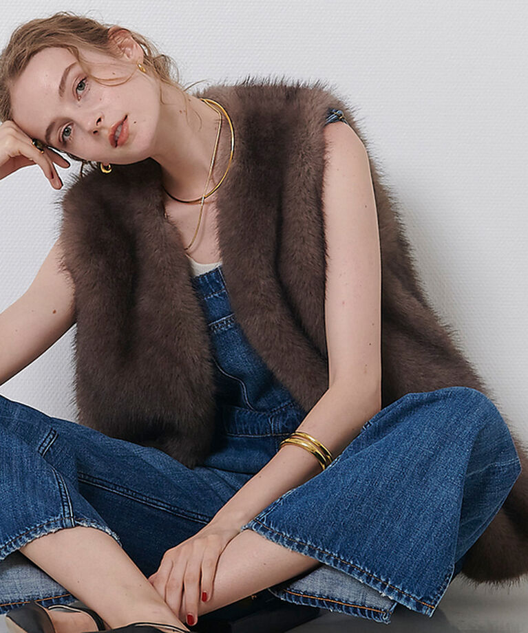 Rouge vif「エコファージレ」|ベスト・ジレ|