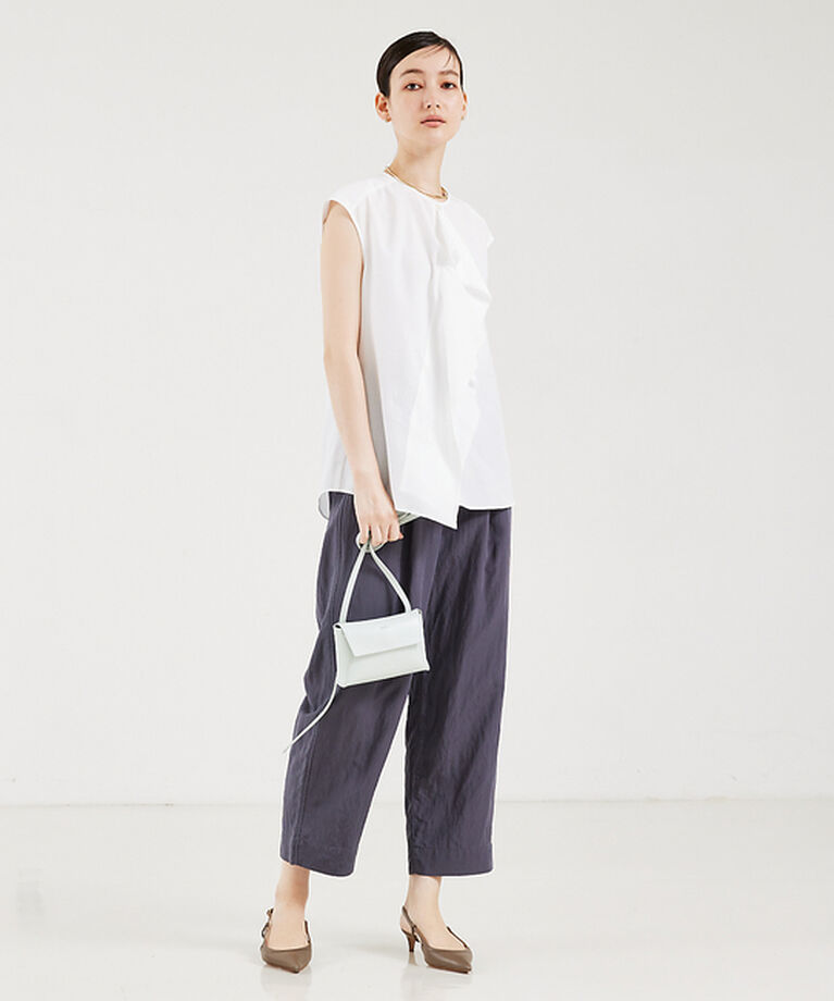 qualite「フィブリルポプリンドロストパンツ」|その他|
