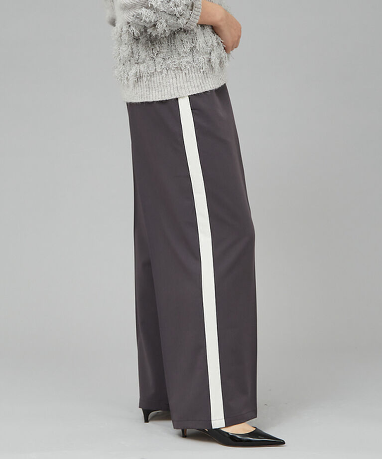 qualite「サイドラインストレートパンツ」|その他|