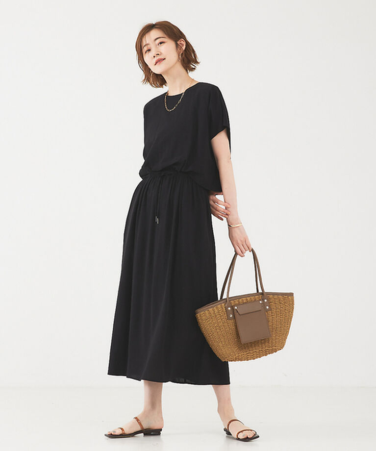 abahouse mavie「レーヨンリネンワンピース」|ワンピース|