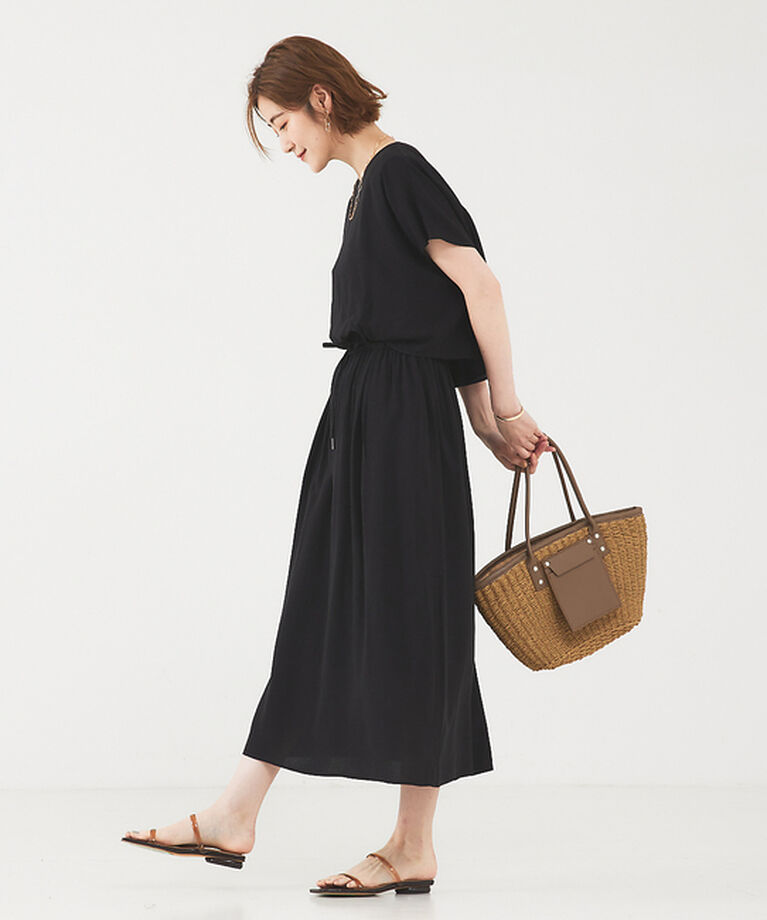 abahouse mavie「レーヨンリネンワンピース」|ワンピース|