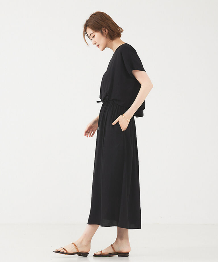 abahouse mavie「レーヨンリネンワンピース」|ワンピース|