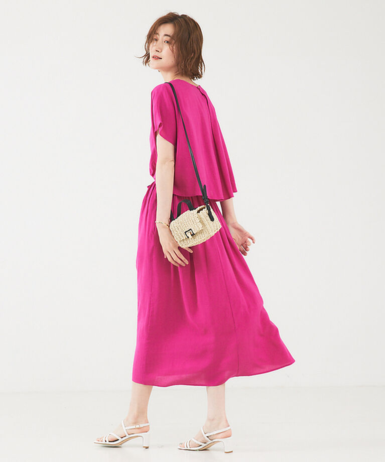 abahouse mavie「レーヨンリネンワンピース」|ワンピース|