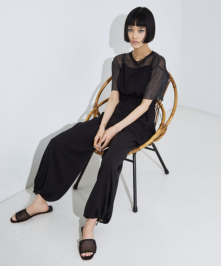 NOMINE「リネンライクオールインワンサロペット」|オールインワン|