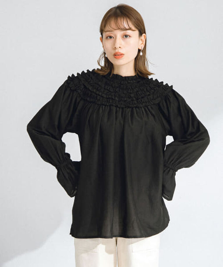 Sonny Label 「Sonny Label ミニフリル2wayチュニックブラウス」|シャツ・ブラウス|