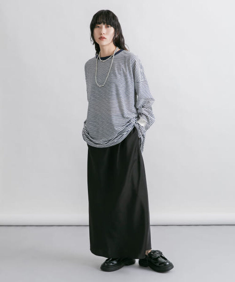  「KBF サテンナロースカート」|スカート|