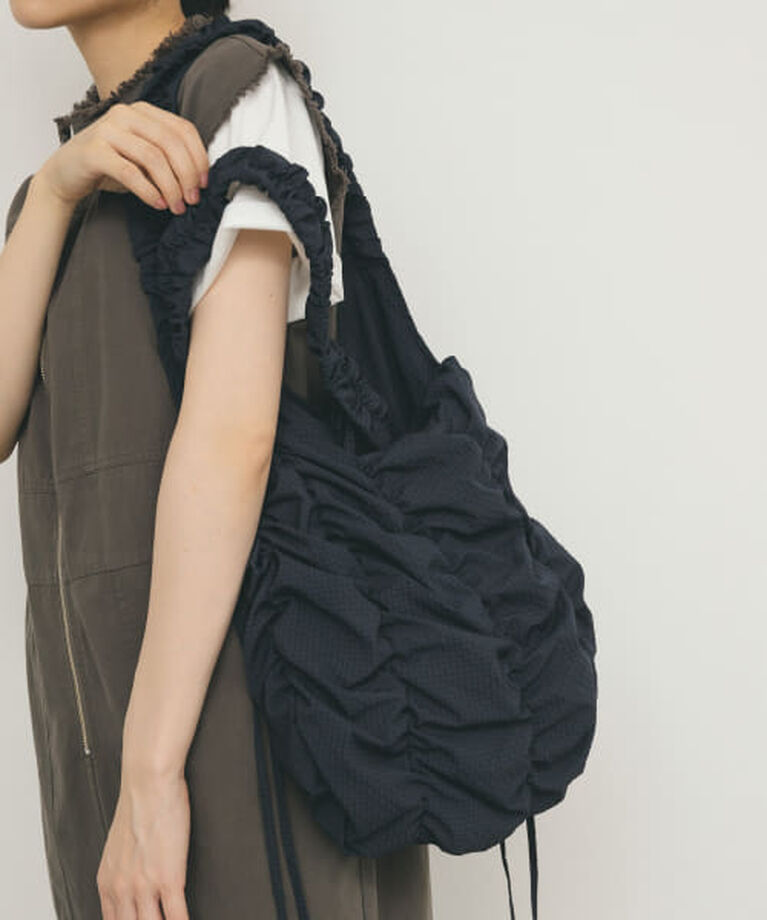  「【予約】KBF チェックリボンギャザーBAG」|ショルダー・メッセンジャー|