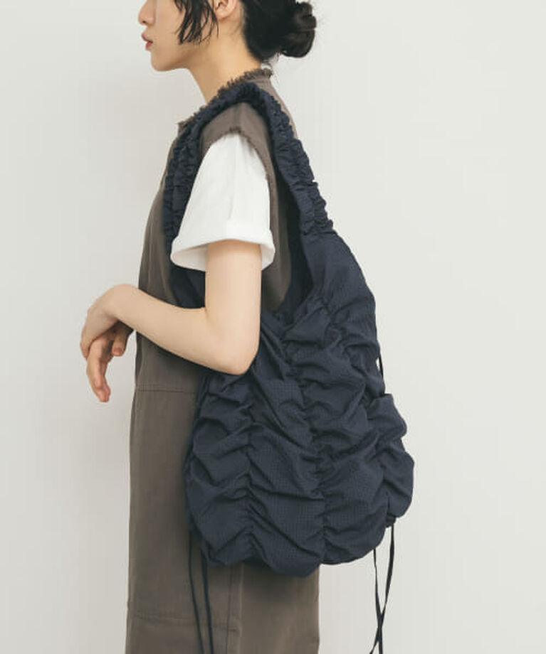  「【予約】KBF チェックリボンギャザーBAG」|ショルダー・メッセンジャー|