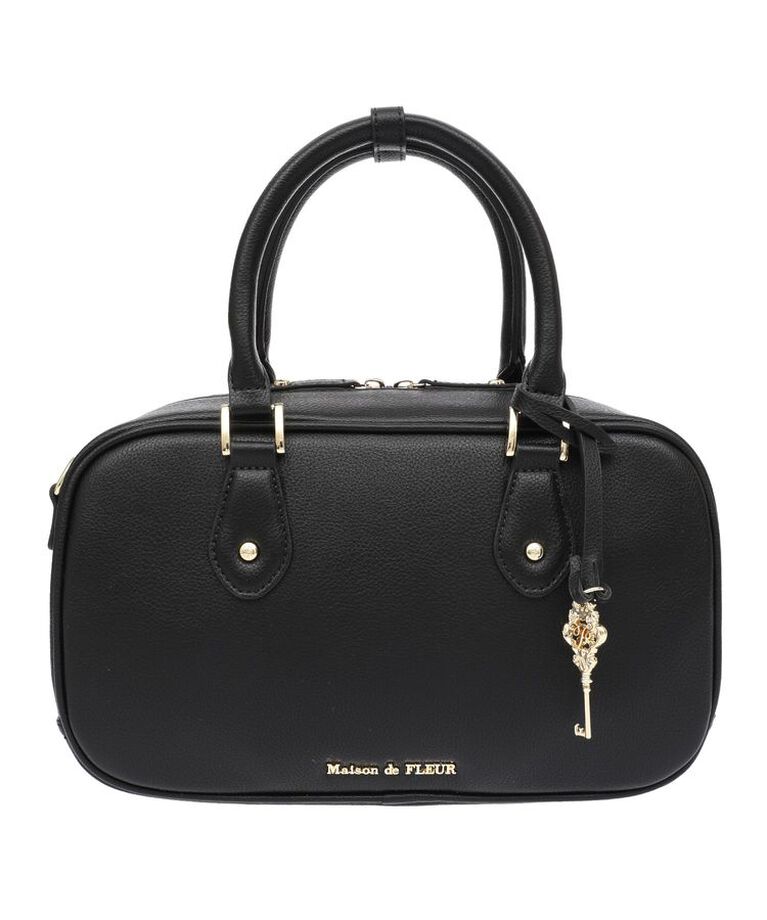 Maison de FLEUR「キーチャームボストンバッグ」|ハンドバッグ|