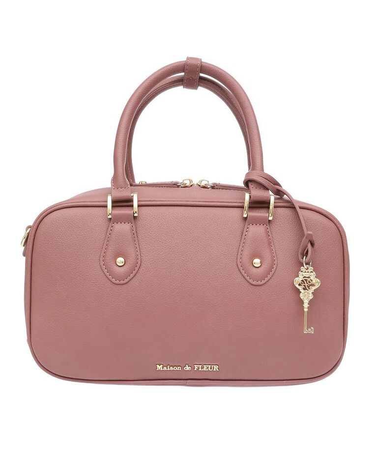 Maison de FLEUR「キーチャームボストンバッグ」|ハンドバッグ|