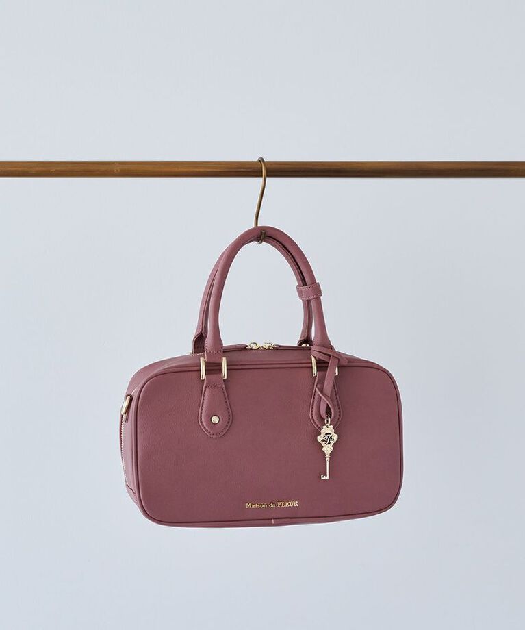 Maison de FLEUR「キーチャームボストンバッグ」|ハンドバッグ|Pram