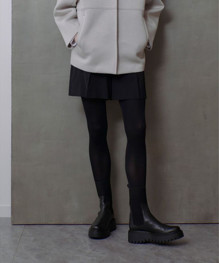 allureville「ヴィスコースウールショートパンツ」|その他|ブラック