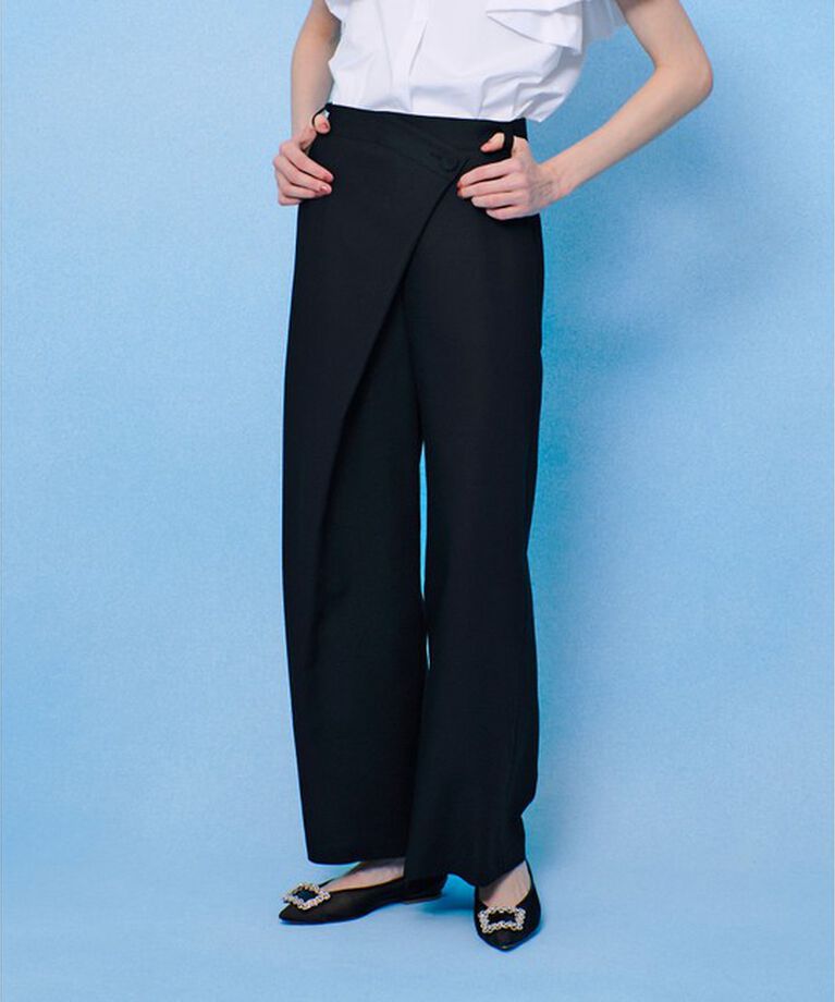 LOULOU WILLOUGHBY「【LOULOU WILLOUGHBY】アシメタックワイドパンツ」|チノ|