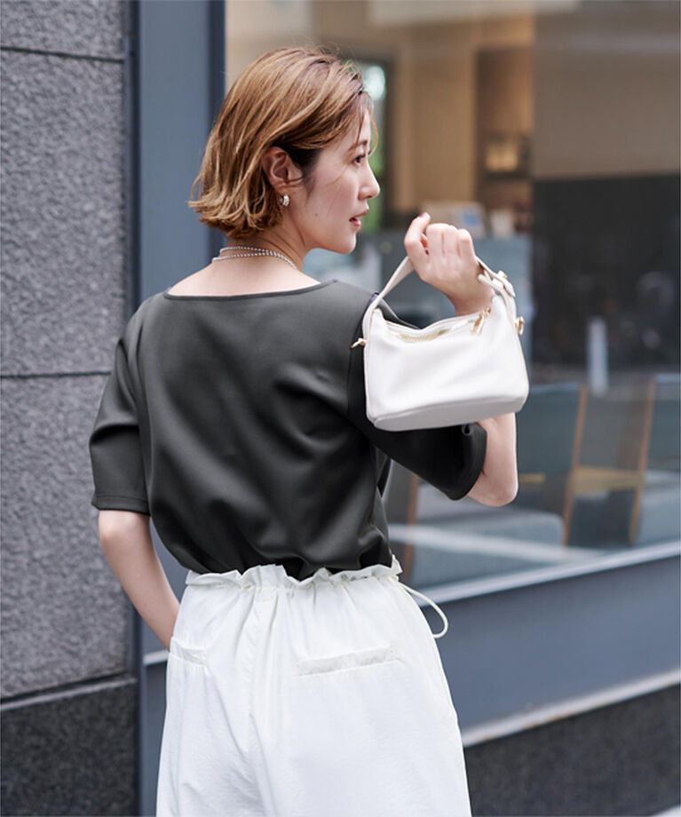 ur's「ボンディングハーフスリーブTシャツ」|Tシャツ・カットソー|