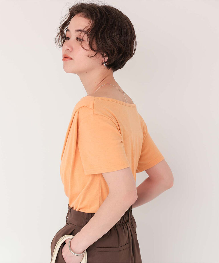 titivate「オフショルダーハーフスリーブTシャツ」|Tシャツ・カットソー|