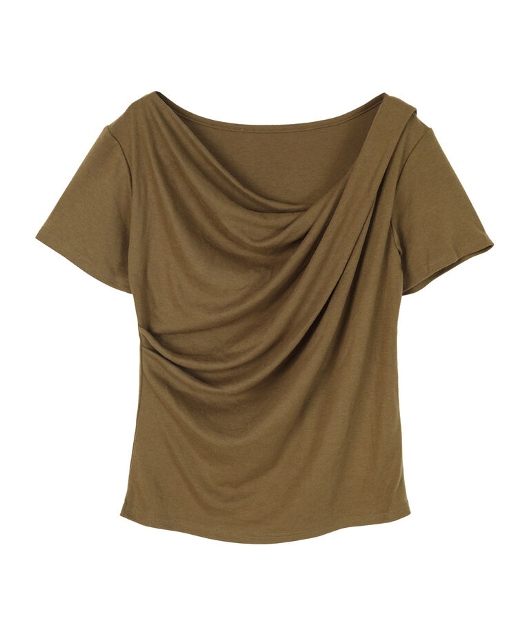 titivate「オフショルダーハーフスリーブTシャツ」|Tシャツ・カットソー|