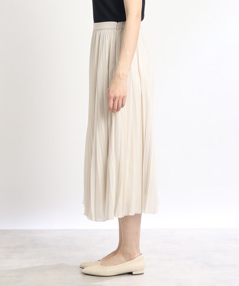 Reflect「【SALE/洗える】シャイニーカラープリーツスカート」|スカート|