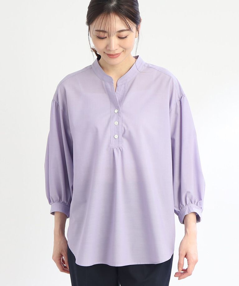 Reflect「【SALE／接触冷感／洗える】オフボディシャツブラウス」|シャツ・ブラウス|