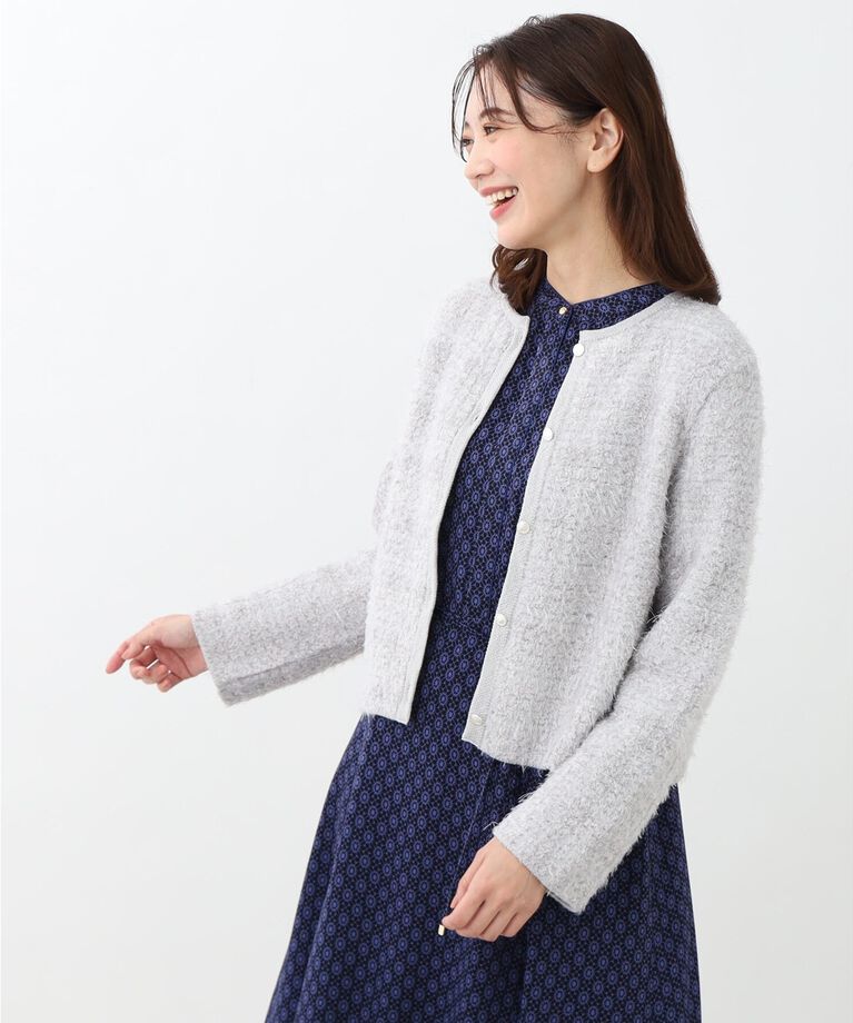 Reflect「【WEB限定カラーあり／マシンウォッシュ可】幾何柄プリントワンピース」|ワンピース|