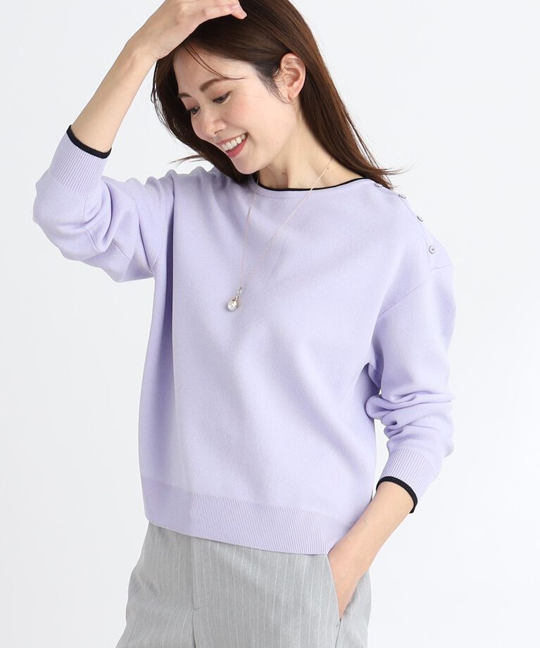 Reflect「【春SALE／WEB限定カラーあり／セットアップ可】ダブルジャカードニット」|ニット・セーター|