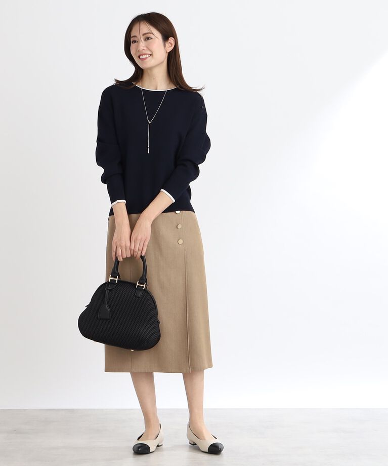 Reflect「【春SALE／WEB限定カラーあり／セットアップ可】ダブルジャカードニット」|ニット・セーター|