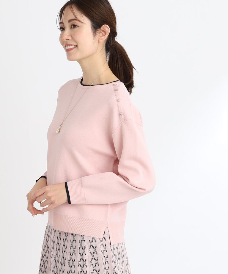 Reflect「【春SALE／WEB限定カラーあり／セットアップ可】ダブルジャカードニット」|ニット・セーター|