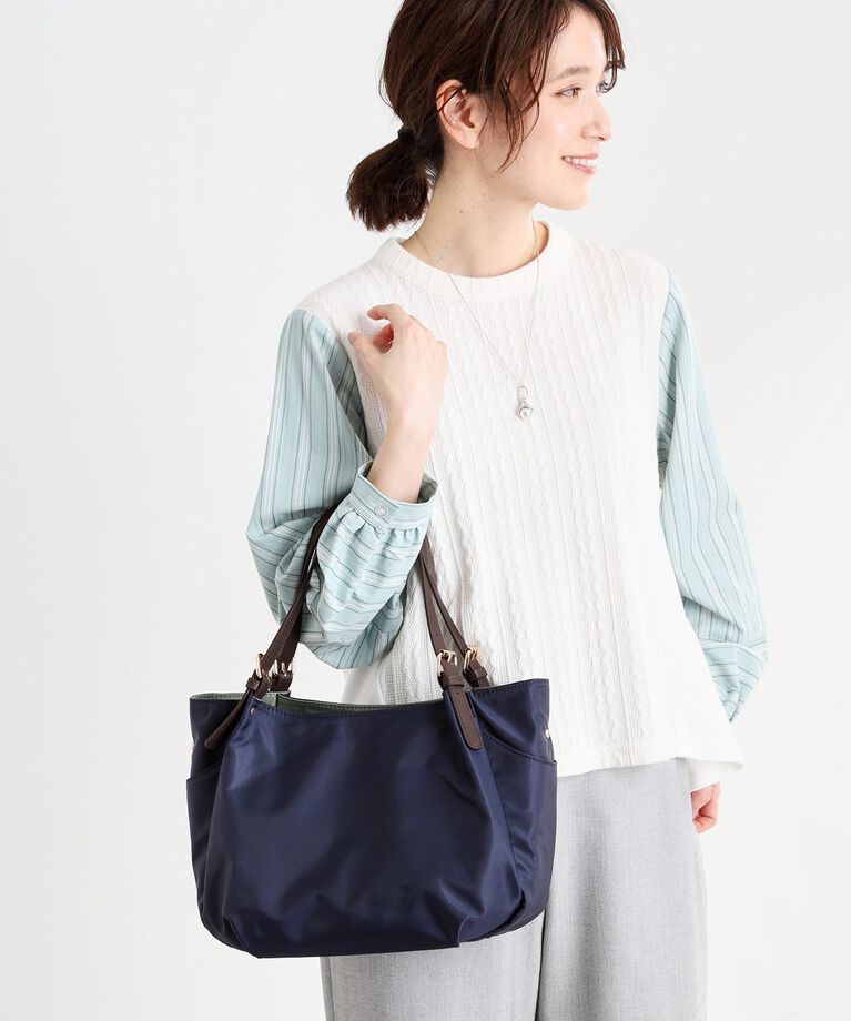 Reflect「【E‐QUALITY／しっかり収納／インナーバッグ入り／ショルダー付き】3WAYデザインバッグ」|ショルダー・メッセンジャー|