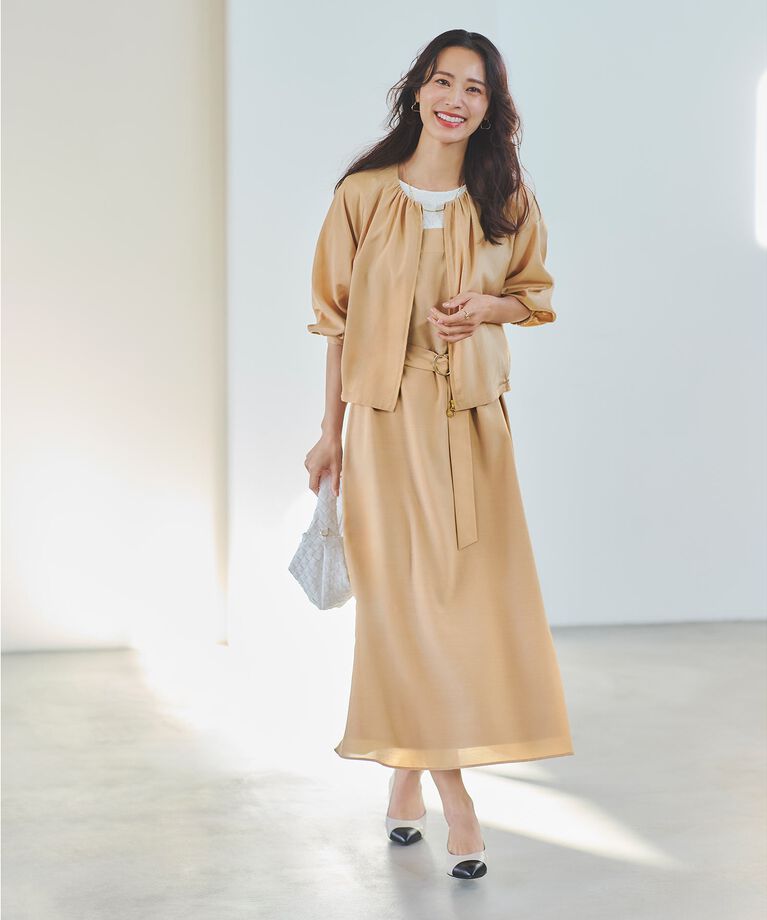Reflect「【ショルダー付き／長財布も入る！】レザー調メッシュバッグ」|ハンドバッグ|