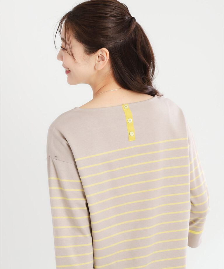 Reflect「【UVカット／接触冷感／洗える】パネルボーダープルオーバー」|Tシャツ・カットソー|
