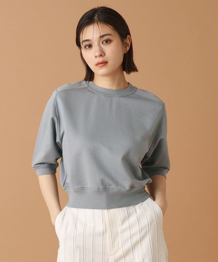 DRESSTERIOR「AURALEE（オーラリー）ハーフスリーブスウェットPO」|Tシャツ・カットソー|