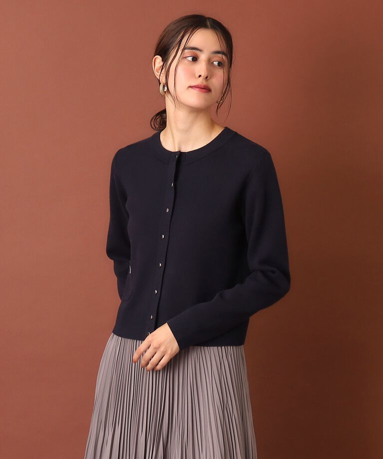 DRESSTERIOR「【otonaMUSE11月号掲載】ウォッシャブルコットンカシミヤ混カーディガン」|カーディガン|
