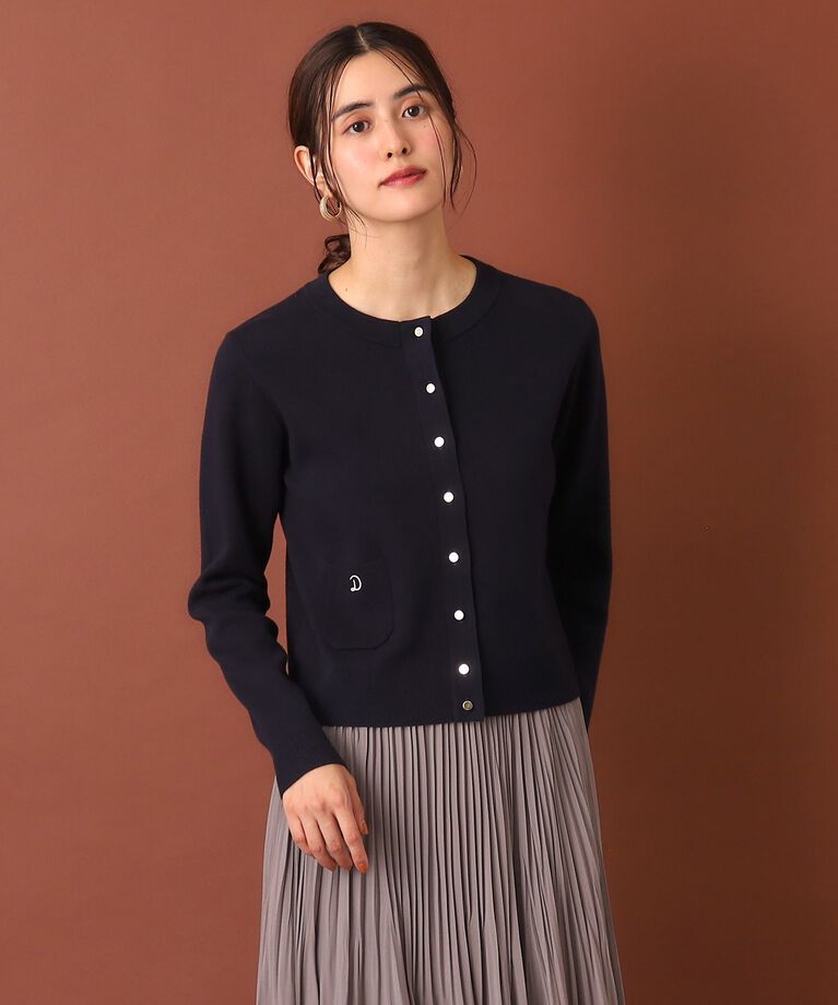 DRESSTERIOR「【otonaMUSE11月号掲載】ウォッシャブルコットンカシミヤ混カーディガン」|カーディガン|