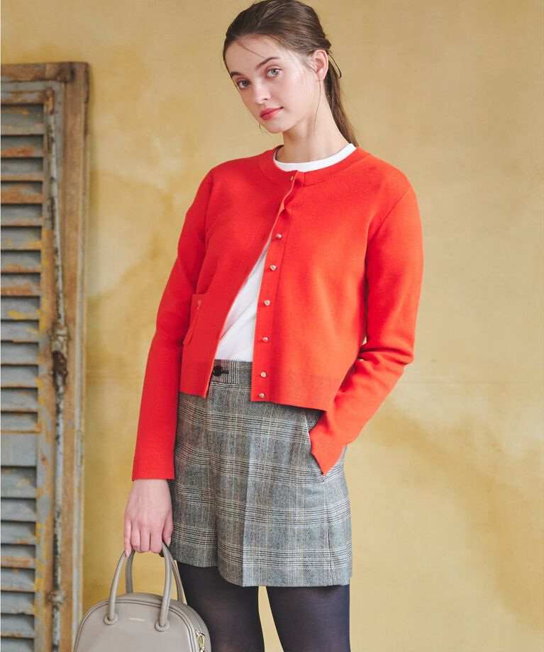 DRESSTERIOR「【otonaMUSE11月号掲載】ウォッシャブルコットンカシミヤ混カーディガン」|カーディガン|