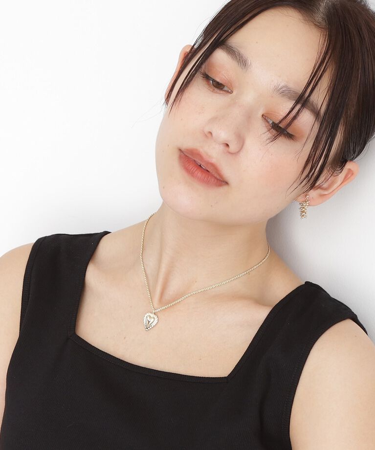 THE SHOP TK「アンティーク風ハートネックレス」|ネックレス|