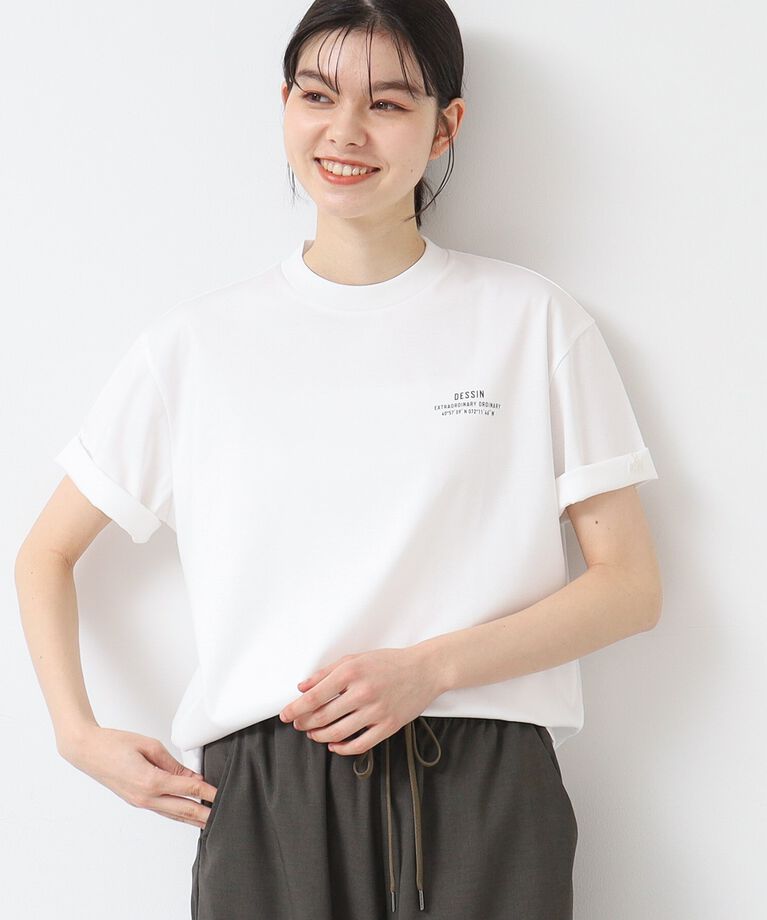 Dessin「【ユニセックス】ポイントロゴTシャツ」|Tシャツ・カットソー|